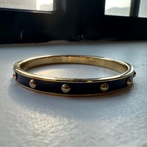 Coach Enamel Nailhead Bangle